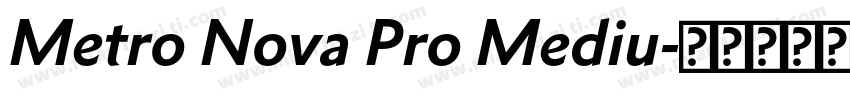 Metro Nova Pro Mediu字体转换